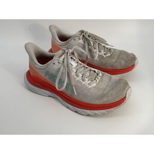 Hoka One One Mach 4 Women Size 7B 1113529 WFS White Fiesta Running Shoes